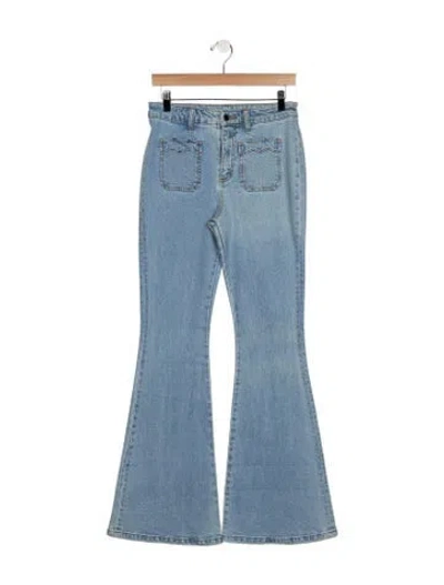 Pre-owned Retroféte High-rise Flared Jeans W/ Tags In Blue