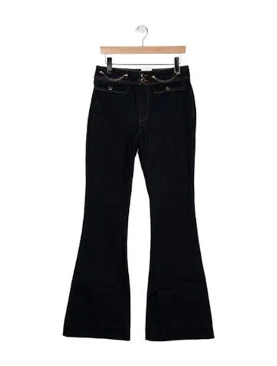 Pre-owned Retroféte High-rise Flared Jeans W/ Tags In Blue