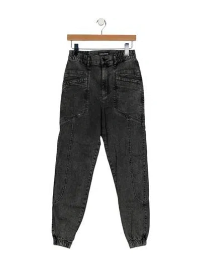 Pre-owned Retroféte High-rise Skinny Leg Jeans In Black