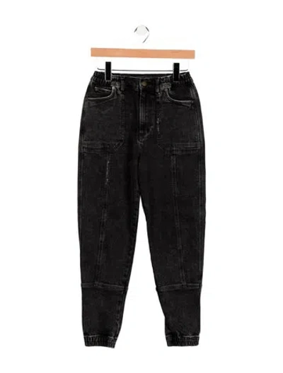 Pre-owned Retroféte High-rise Skinny Leg Jeans In Black