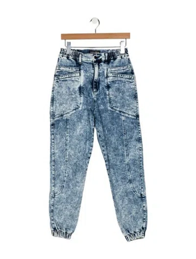 Pre-owned Retroféte High-rise Skinny Leg Jeans In Blue