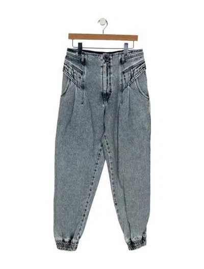 Pre-owned Retroféte High-rise Skinny Leg Jeans In Blue