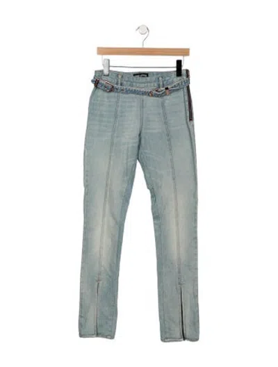 Pre-owned Retroféte High-rise Skinny Leg Jeans In Blue