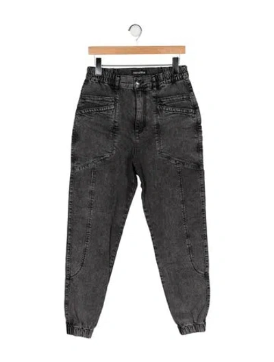 Pre-owned Retroféte High-rise Skinny Leg Jeans In Gray