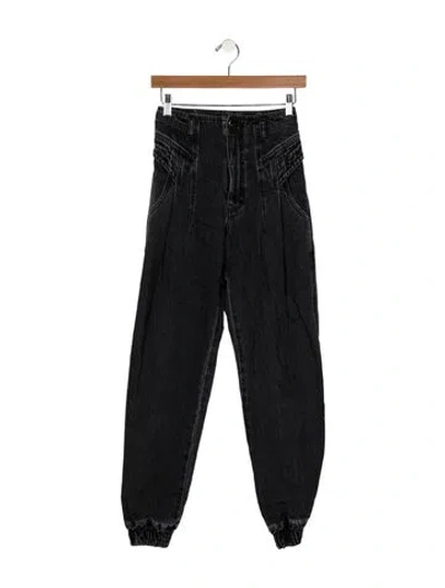 Pre-owned Retroféte High-rise Skinny Leg Jeans In Gray