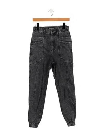 Pre-owned Retroféte High-rise Skinny Leg Jeans In Gray