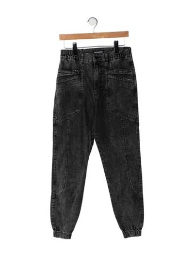 Pre-owned Retroféte High-rise Skinny Leg Jeans In Grey