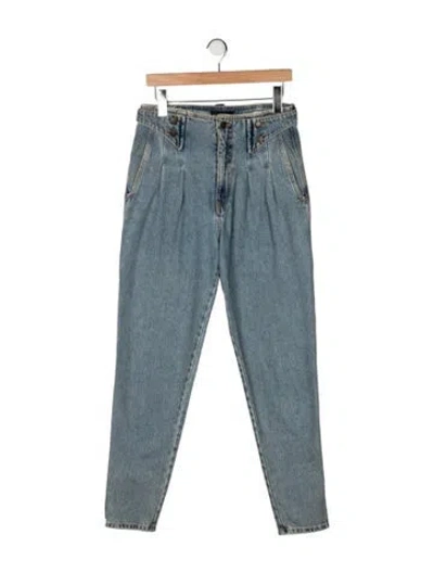 Pre-owned Retroféte High-rise Straight Leg Jeans In Multi