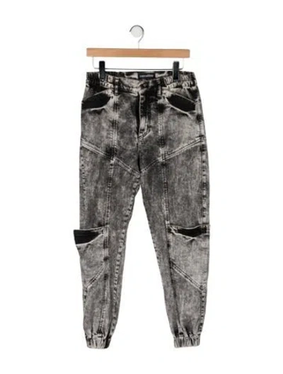 Pre-owned Retroféte High-rise Straight Leg Jeans In Multi