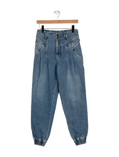 Pre-owned Retroféte High-rise Straight Leg Jeans W/ Tags In Blue