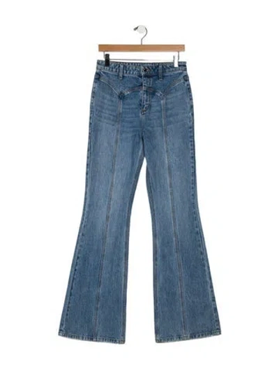 Pre-owned Retroféte High-rise Wide Leg Jeans W/ Tags In Blue