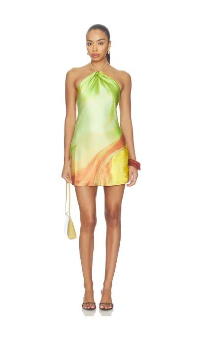 Retroféte Hilary Dress In Green