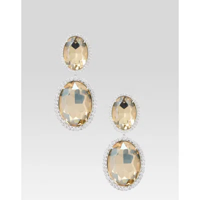Retroféte Retrofête Hilma Gemstone Drop Earrings In Gold