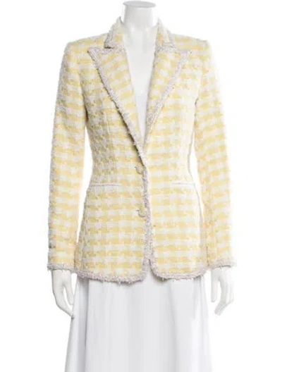 Pre-owned Retroféte Houndstooth Print Blazer