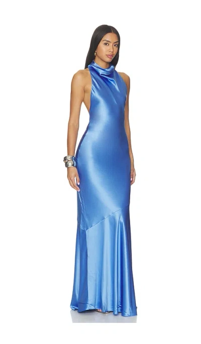 Retroféte Idonie Dress In L'acqua