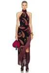 Retroféte Iridessa Dress In Black
