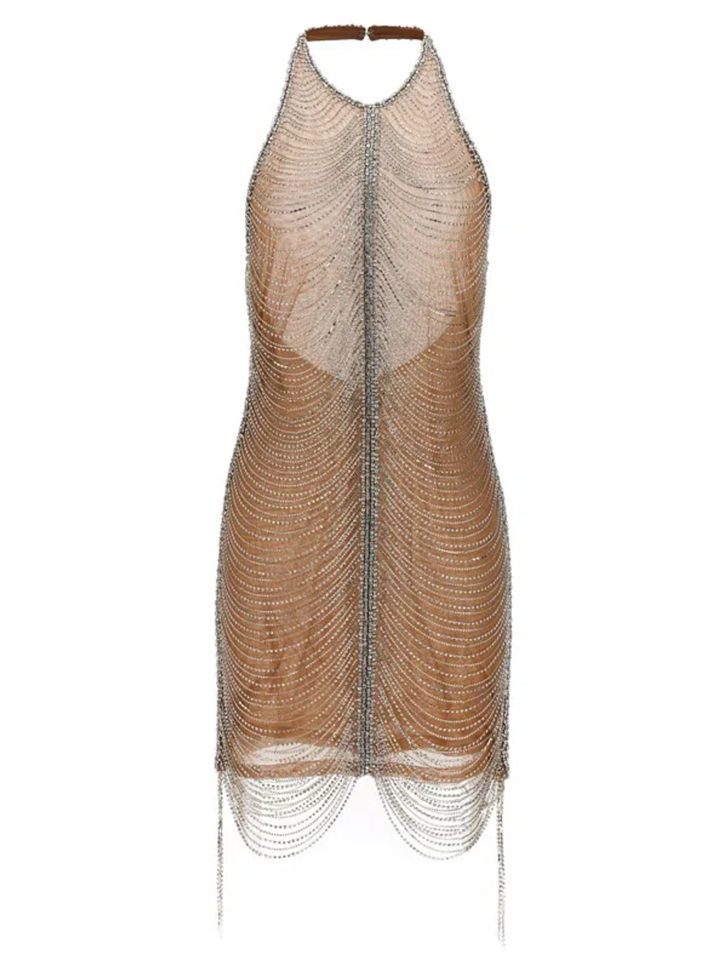 slim fit dress slacks Metallic High-Low Distressed Sweater Dress in Rose Gold – SohoGirl.com