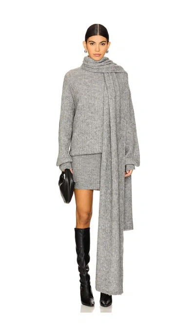 Retroféte Sweaterkleid Isabeau In Grey