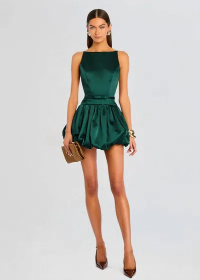 Retroféte Isolde Dress In Pine In Multi