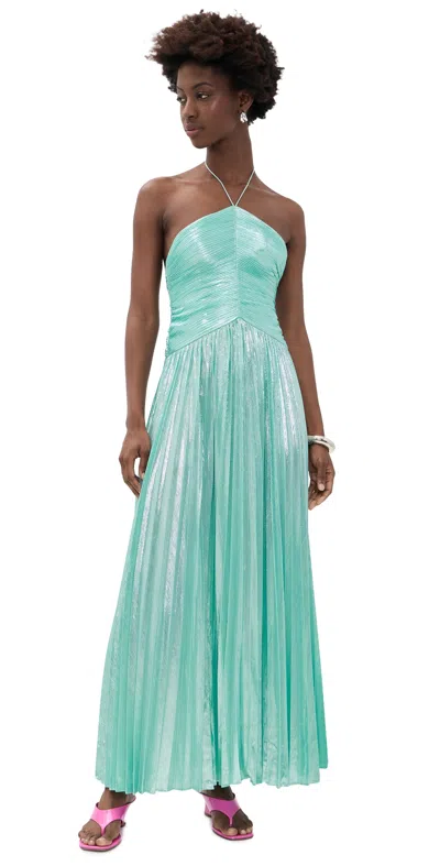 Retroféte Ivee Dress Ultramarine In Green