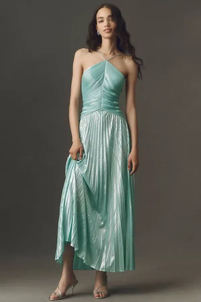 Retroféte Ivee Maxi Dress In Blue