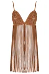 Retroféte Jacinta Suede Fringe Bra