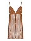 Retroféte Jacinta Suede Fringe Bra