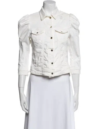 Pre-owned Retroféte Jacket In White