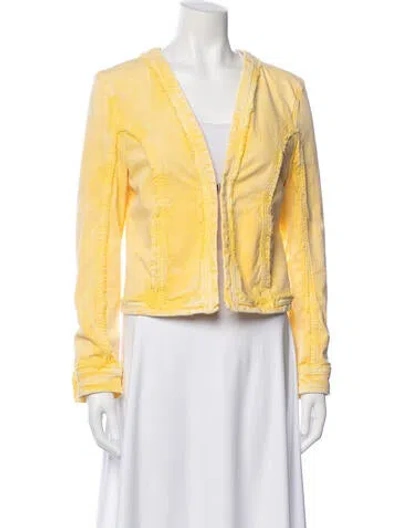 Pre-owned Retroféte Jacket In Yellow