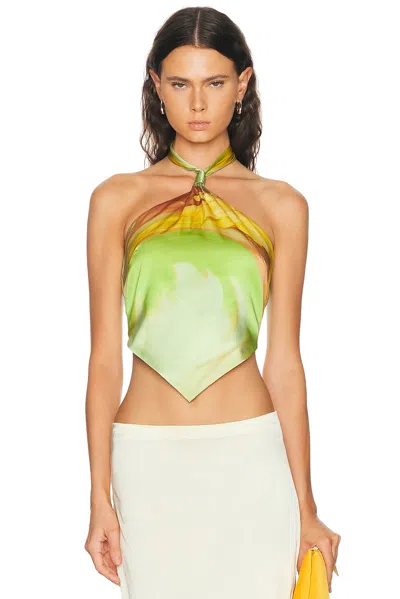Retroféte Jamie Top In Pera Brushstroke