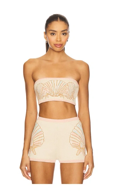 Retroféte Janna Knit Top In Neutral
