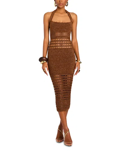 Retroféte Jaycee Crochet Midi Dress