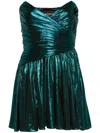 Retroféte Jayda Flared Minidress In Blue