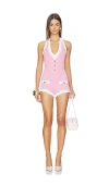 Retroféte Jayde Romper In Pink