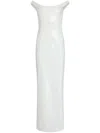 Retroféte Jazmina Sequin Dress In 白色