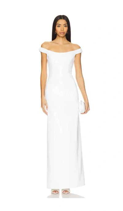Retroféte Jazmina Sequin Dress In White