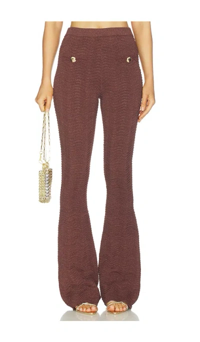 Retroféte Joliet Knit Pant In Brown