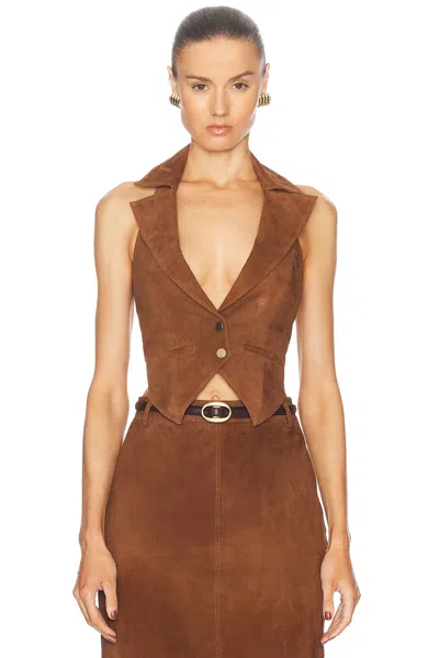 RETROFÉTE JOSEPHINE SUEDE VEST