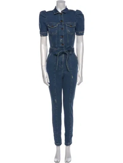 Pre-owned Retroféte Jumpsuit In Blue