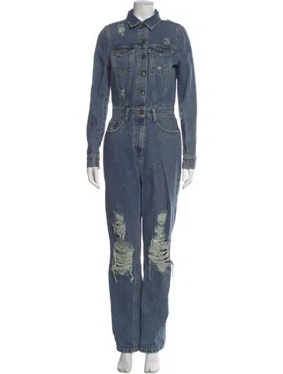 Pre-owned Retroféte Jumpsuit In Blue