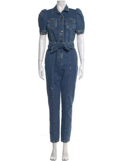 Pre-owned Retroféte Jumpsuit In Blue