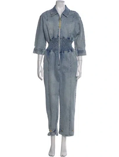 Pre-owned Retroféte Jumpsuit In Blue