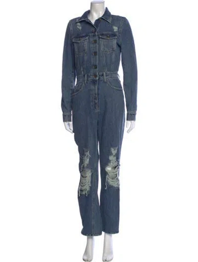 Pre-owned Retroféte Jumpsuit In Blue