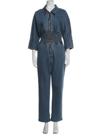 Pre-owned Retroféte Jumpsuit In Blue