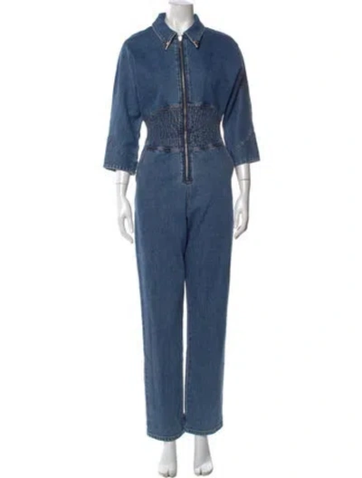 Pre-owned Retroféte Jumpsuit In Blue
