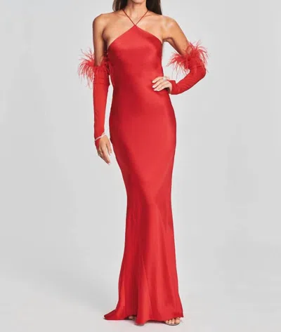 Retroféte Justine Dress In Red