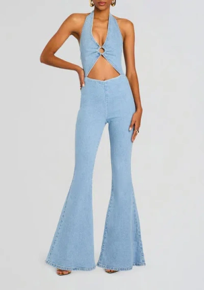 Retroféte Retrofête Kairi Denim Jumpsuit In Mercer