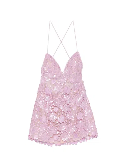 Retroféte Kamala Sequin Mini Dress In Pink