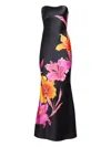 Retroféte Keaton Silk Dress In Black