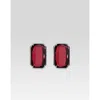 Retroféte Kelsey Gemstone Earring In Sangria